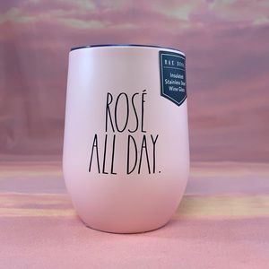 Rae Dunn Rose all day Insulated stainless steel wine cup
